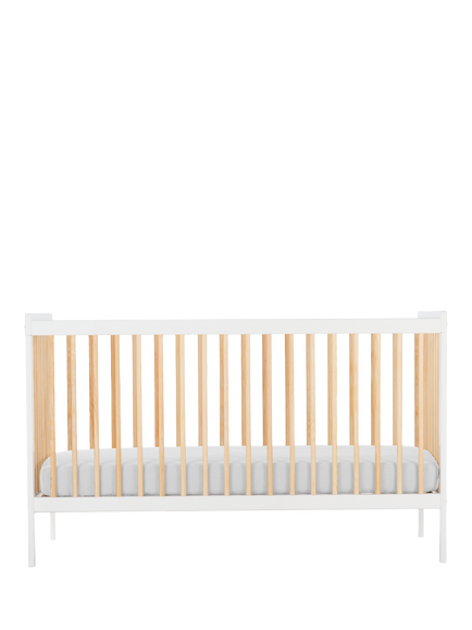 CuddleCo Nola Cotbed, White/Natural, White/Natural
