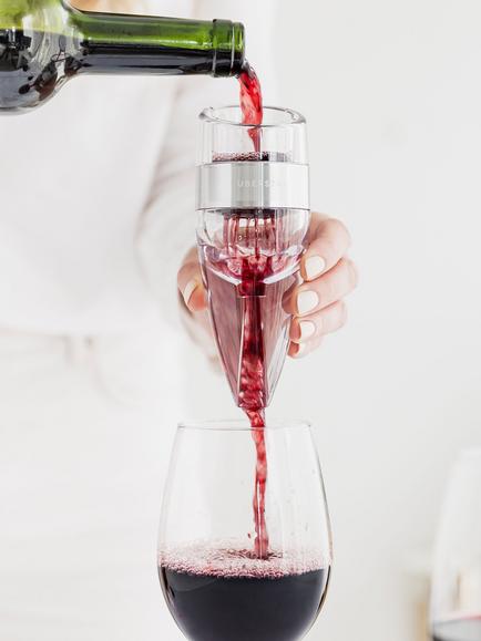 Uberstar Wine Aerator & Stand - view 2, Clear
