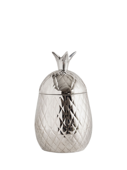 Uberstar Stainless Steel Pineapple Ice Bucket, Silver