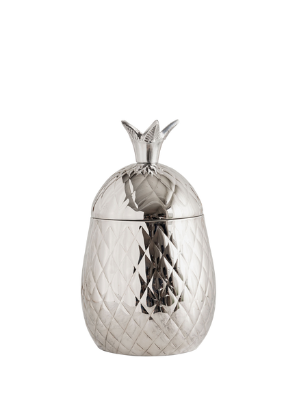 Uberstar Stainless Steel Pineapple Ice Bucket, Silver