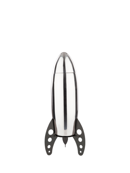 Uberstar Rocket Cocktail Shaker, 700ml, Silver, Silver