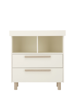 CuddleCo Harper Changing Table Dresser, Cream / Ash, Cream / Ash