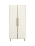 CuddleCo Harper Double Wardrobe, Cream / Ash
