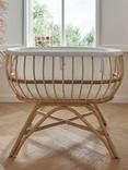 CuddleCo Aria Rattan Crib, Natural