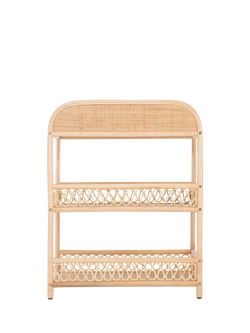 CuddleCo Aria Rattan Changing Table, Natural, Natural