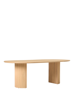West Elm Ellington 8 Seater Dining Table, Blonde, Blonde