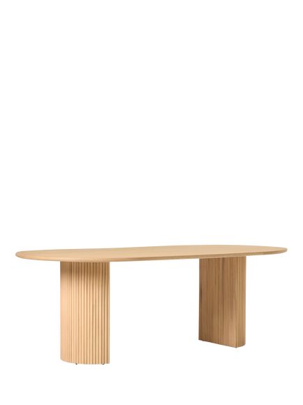 West Elm Ellington 8 Seater Dining Table, Blonde, Blonde