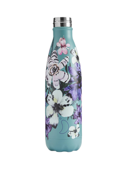 Chilly's Vacuum Insulated Leak-Proof Drinks Bottle, 500ml, Feather Floral - view 2, Feather Floral
