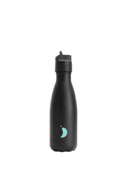 Chilly's Kids' Insulated Stainless Steel Leak-Proof Drinks Bottle, 350ml, Jet Black, Jet Black