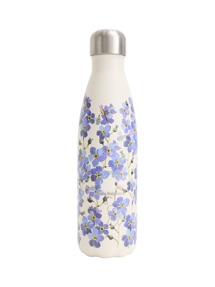 Chilly's x Emma Bridgewater Insulated Leak-Proof Drinks Bottle, 500ml, Forget-Me-Not, Forget-me-not