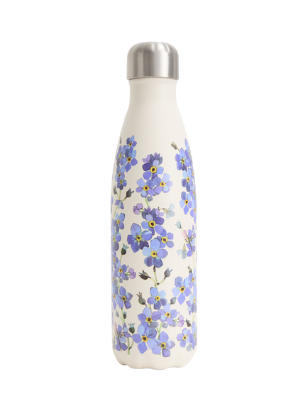 Chilly's x Emma Bridgewater Insulated Leak-Proof Drinks Bottle, 500ml, Forget-Me-Not - view 2, Forget-me-not