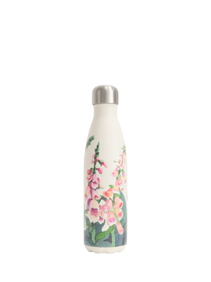 Chilly's x Emma Bridgewater Insulated Leak-Proof Drinks Bottle, 500ml, Foxglove - view 2, Foxglove