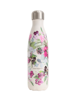 Chilly's x Emma Bridgewater Insulated Leak-Proof Drinks Bottle, 500ml, Winter Flower, Winter Flower