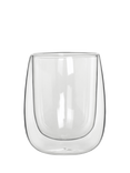 Bialetti Verona Double Walled Coffee Glasses, Set of 2, 250ml, Clear