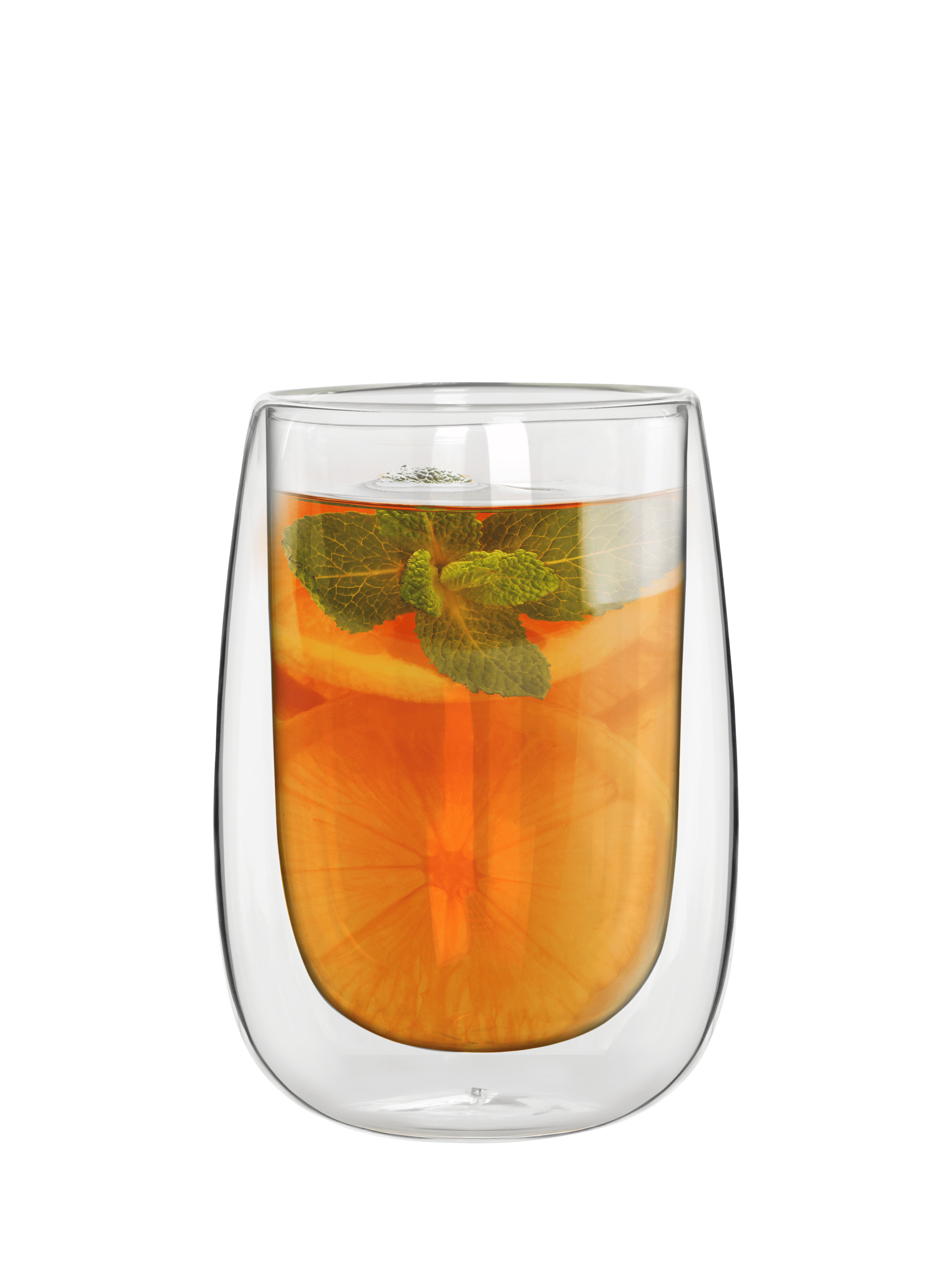 Bialetti Verona Double Walled Coffee Glasses, Set of 2, 450ml, Clear