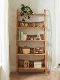 CuddleCo Aria 5-Tier Rattan Shelving Unit, Natural