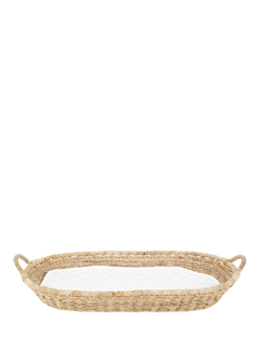 CuddleCo Musa Rattan Changing Basket and Liner, Natural