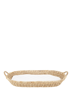 CuddleCo Musa Rattan Changing Basket and Liner, Natural, Natural