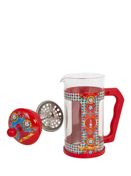 Bialetti Dolce & Gabbana Sicilian Carretto Coffee Press, 1L - view 2, Multi