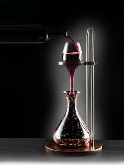 Bar Originale Deluxe Wine Aerating Tower Set with Crystal Decanter, 1.5L, Clear - view 2, Clear