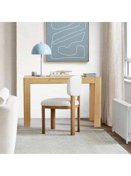 West Elm Linwood Desk, Blonde - view 2, Blonde