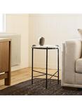 West Elm Ellery Side Table, Dark Bronze