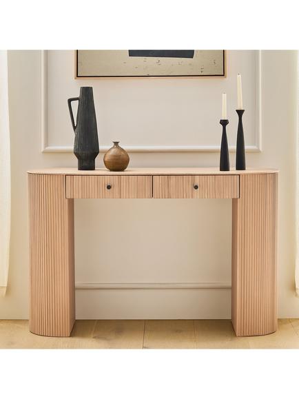 West Elm Ellington Console Table, Blonde - view 2, Blonde