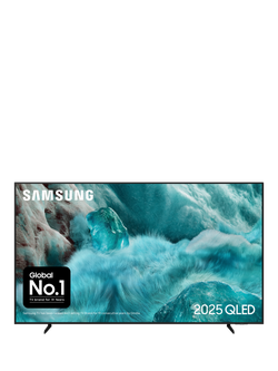 Samsung QE85Q7F2A (2025) QLED HDR 4K Ultra HD Smart AI TV, 85 inch, Black, Black