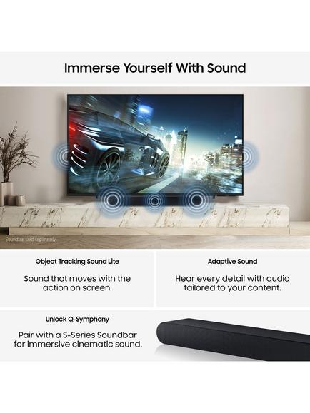 Samsung QE85Q7F2A (2025) QLED HDR 4K Ultra HD Smart AI TV, 85 inch, Black - view 2, Black