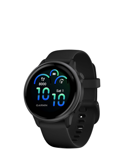Garmin vivoactive 6 GPS Smartwatch, 42mm, Black/Slate