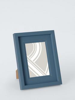 John Lewis Stepped Photo Frame, 4 x 6" (10 x 15cm), Solid Blue