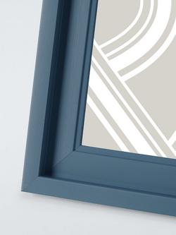 John Lewis Stepped Photo Frame, 4 x 6" (10 x 15cm) - view 2, Solid Blue