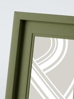John Lewis Stepped Photo Frame, 4 x 6" (10 x 15cm) - view 2, Solid Green
