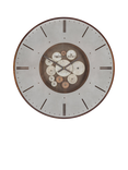 Thomas Kent Clocksmith Cog Analogue Wall Clock, 53cm, Bronze