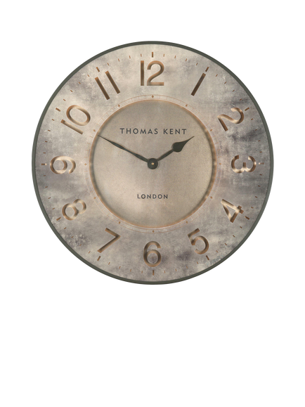 Thomas Kent Harvest Wall Clock, 53cm, Antique Gold, Antique Gold