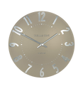 Thomas Kent Mulberry Arabic Numeral Wall Clock, 30cm, Mocha