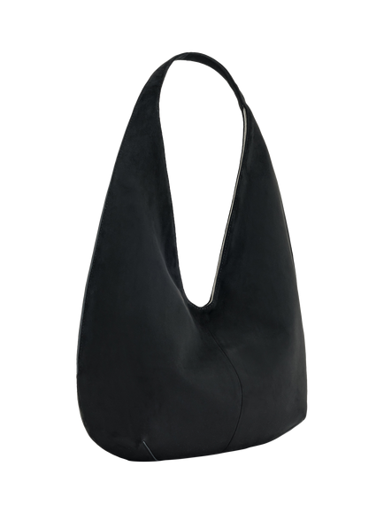 JW PEI Dara Faux Suede Hobo Bag, Black - view 2, Black