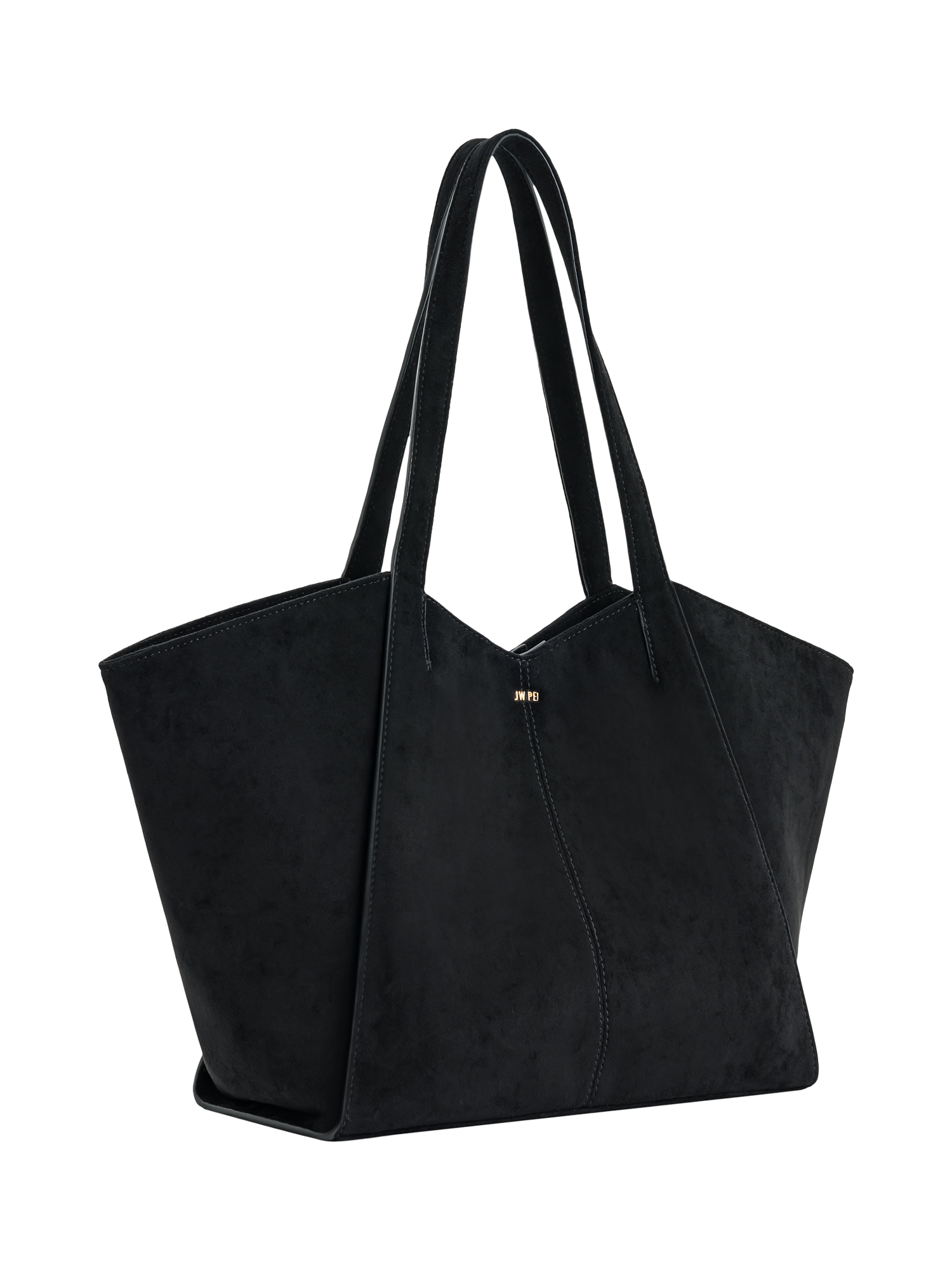 Product image 2 of 4, which shows JW PEI Kiana Large Tote Bag, Black