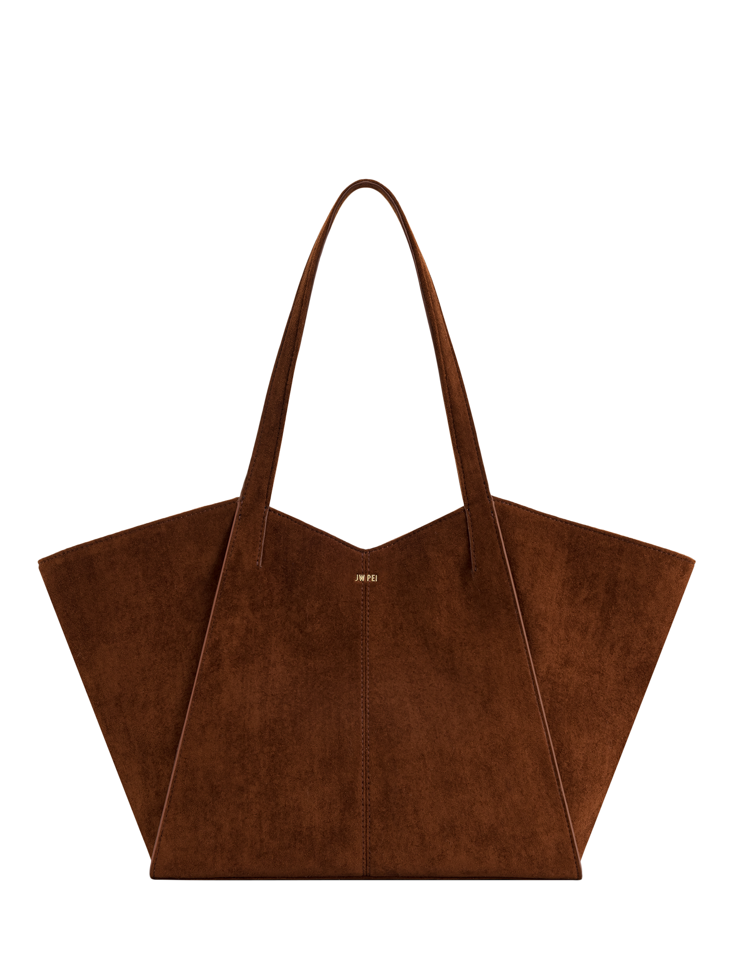 Product image 1 of 4, which shows JW PEI Kiana Large Tote Bag, Brown