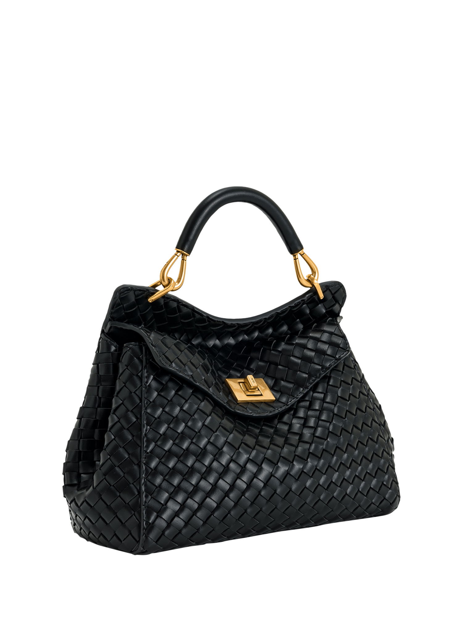 JW PEI Lucia Woven Crossbody Bag, Black