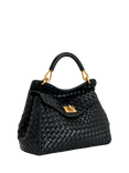 JW PEI Lucia Woven Crossbody Bag, Black