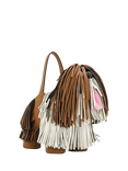 JW PEI Nita Puppy Shape Handbag, Brown/Multi
