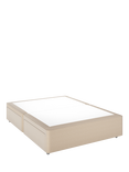 John Lewis Non-Sprung Upholstered 4 Drawer Divan Base, Double
