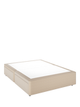 John Lewis Non-Sprung Upholstered 4 Drawer Divan Base, King Size