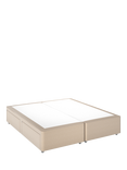 John Lewis Non-Sprung Upholstered 4 Drawer Divan Base, Super King Size