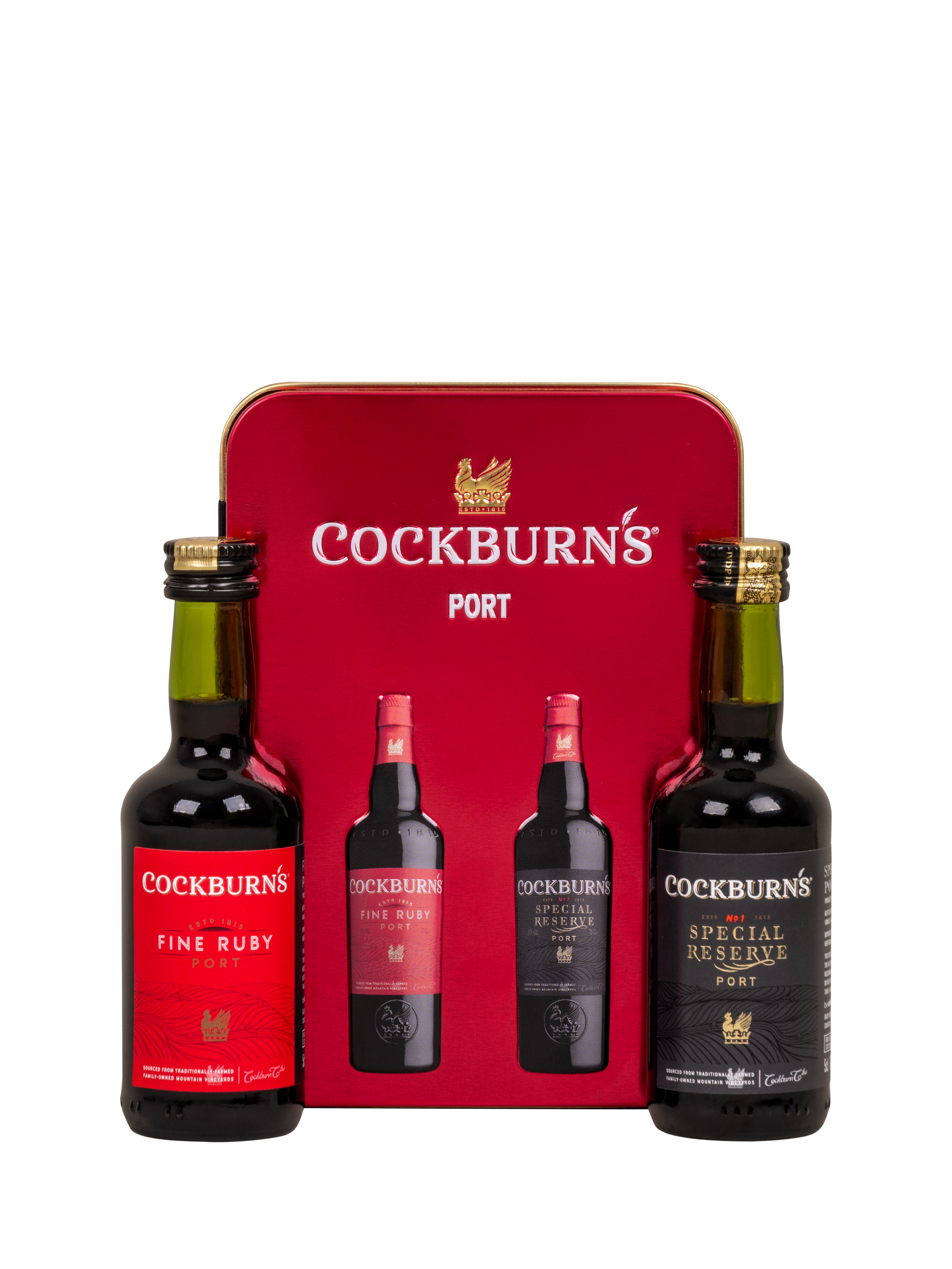 Cockburns Port Duo Gift Tin, 2x 5cl