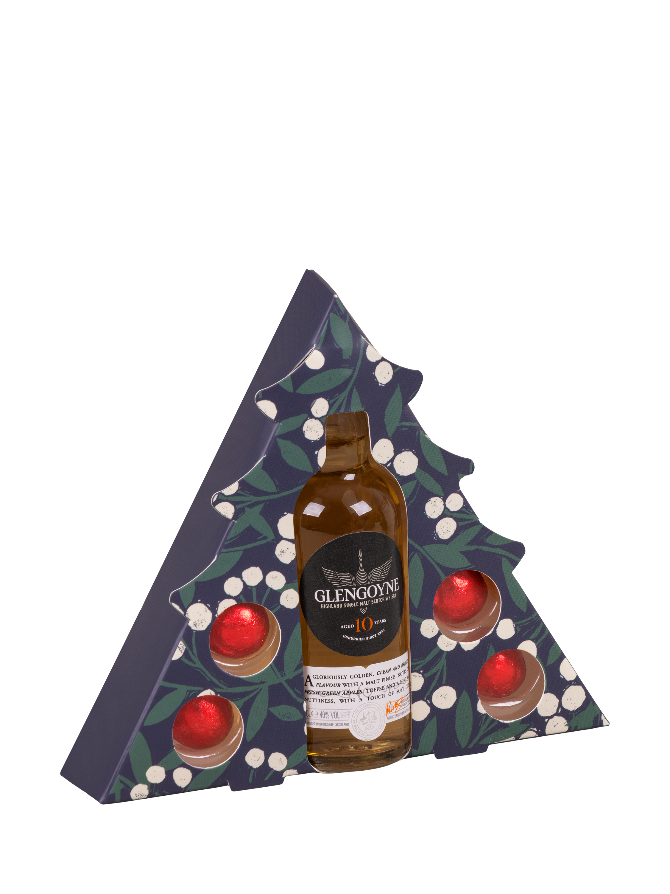 Christmas Tree Whisky & Chocolate Gift Set