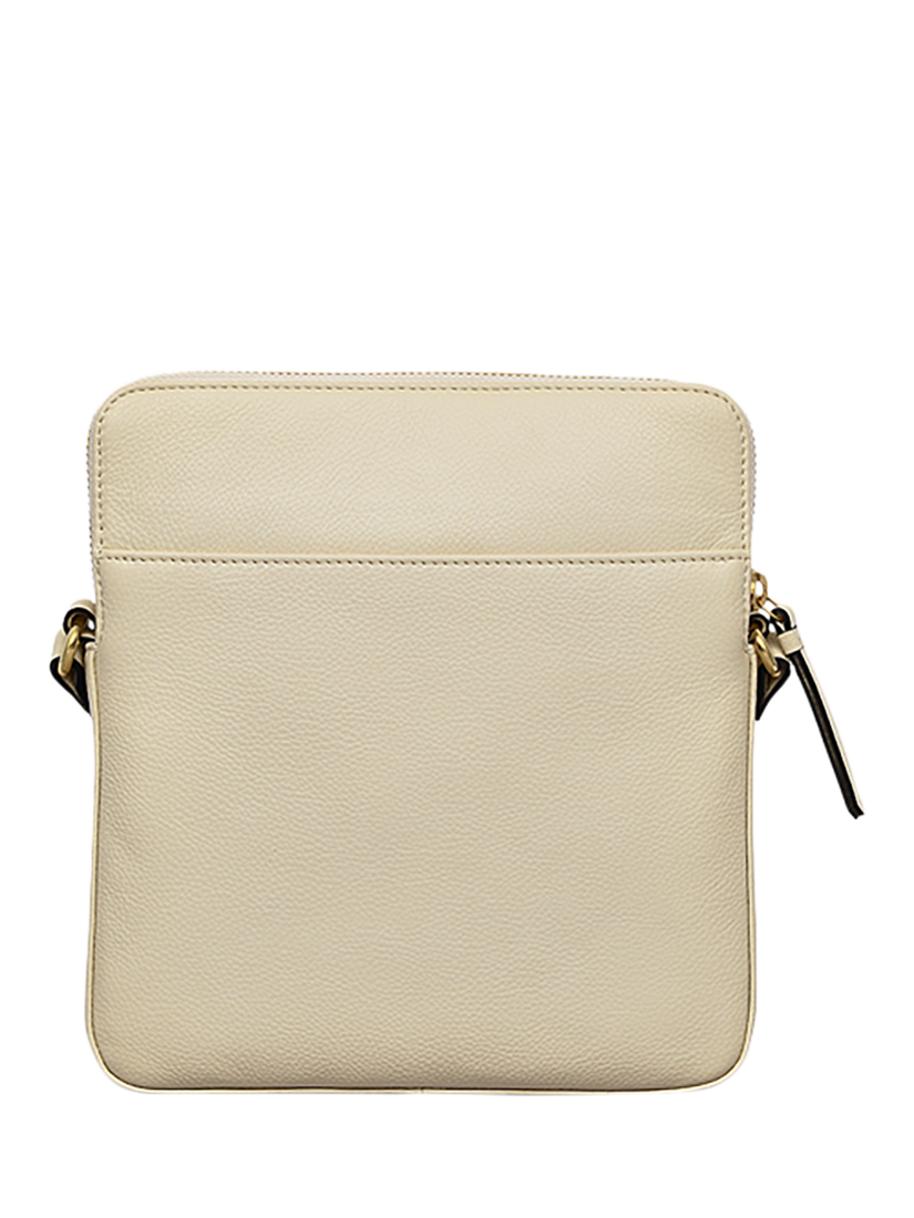 Product image 2 of 5, which shows Radley Redford Close Leather Medium Zip Top Cross Body Bag, Chalk