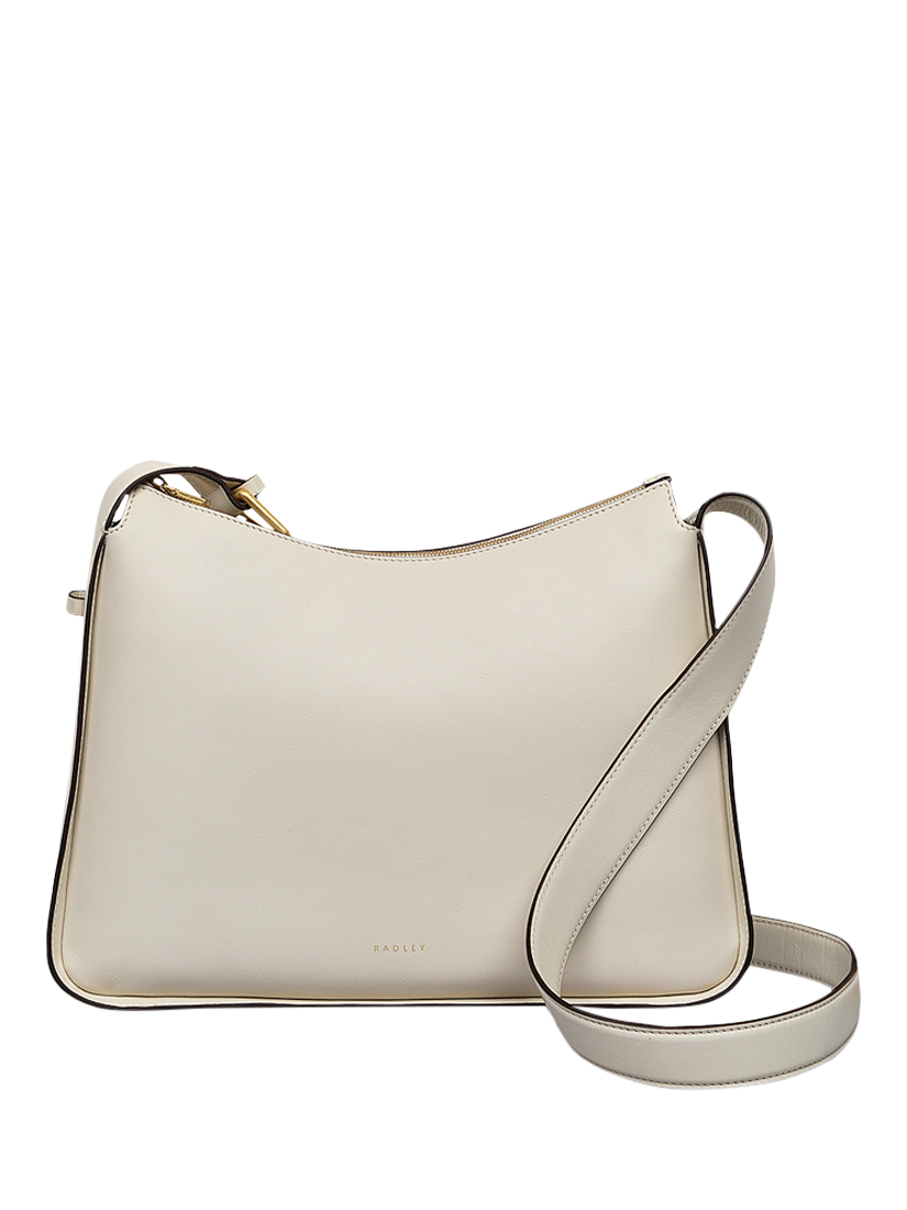 Product image 1 of 5, which shows Radley Westwell Lane Medium Leather Crossbody Bag, Chalk