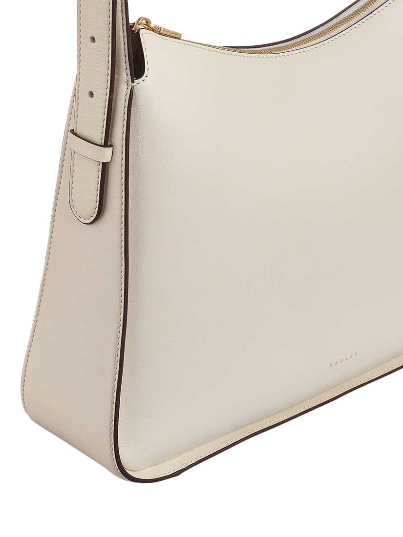 Product image 4 of 5, which shows Radley Westwell Lane Medium Leather Crossbody Bag, Chalk